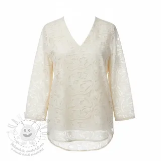Bavlněná látka EMBROIDERY Blanchette design A