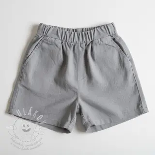 Bavlněná látka se lnem PREMIUM light grey