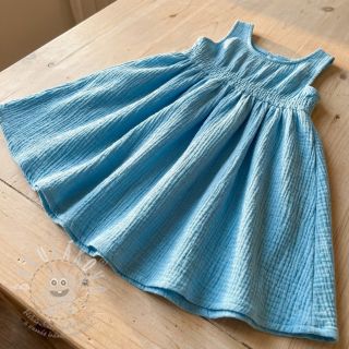 Bavlněná látka STRETCH Baby blue