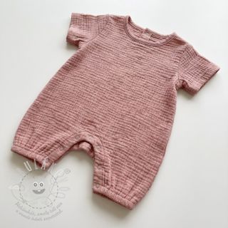 Bavlněná látka STRETCH Baby light pink