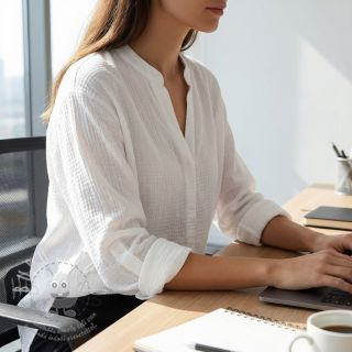 Bavlněná látka STRETCH Baby white