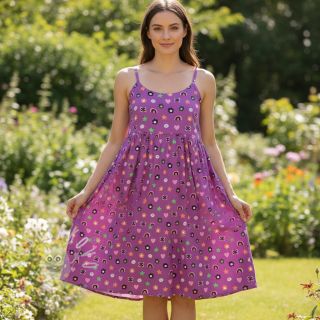 Bavlněná látka Love mauve