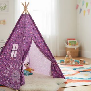 Bavlněná látka Love mauve