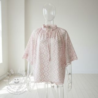 Bavlněná látka EMBROIDERY Lilian rose