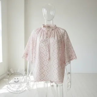 Bavlněná látka EMBROIDERY Lilian rose