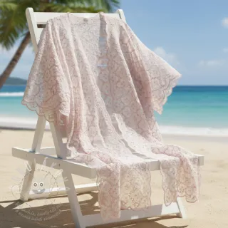 Bavlněná látka EMBROIDERY Lilian rose