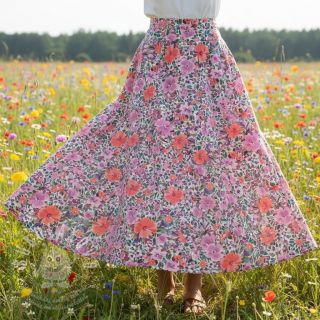 Bavlněná látka Expession flowers digital print