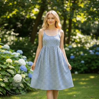 Bavlněná látka Brigitte pervenche