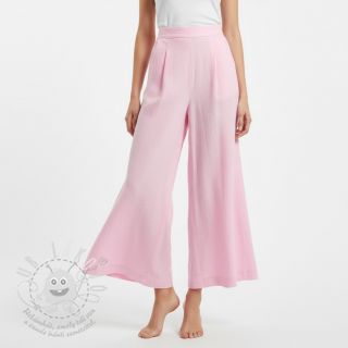 Bavlněná látka se lnem pink