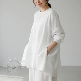 Bavlněná látka EMBROIDERY DOBBY Square white