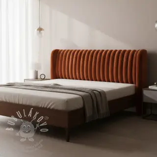 Umělá kožešina Barracuda terracotta