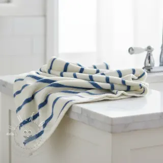 Froté YARN DYED Stripe SMALL light blue