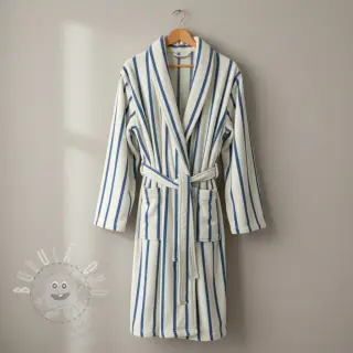 Froté YARN DYED Stripe SMALL light blue