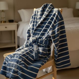 Froté YARN DYED Stripe BIG light blue