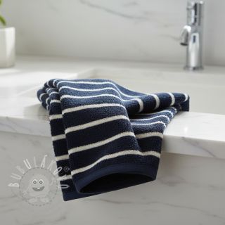 Froté YARN DYED Stripe BIG dark blue