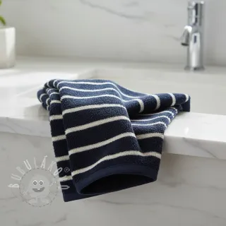 Froté YARN DYED Stripe BIG dark blue