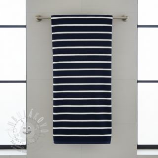 Froté YARN DYED Stripe BIG dark blue