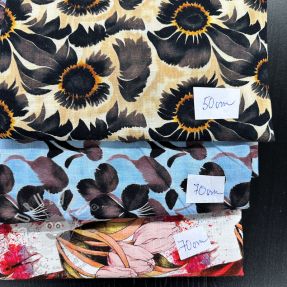 Balík látek len s bavlnou 054