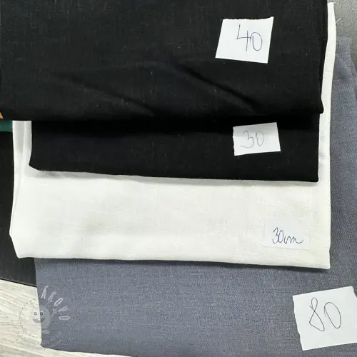 Levně Balík látek Viskóza se lnem PREMIUM 133