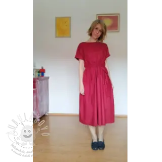 Bavlněný popelín wine
