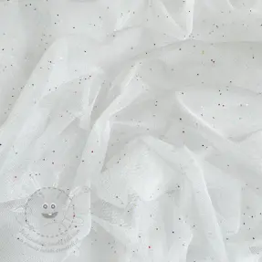 Tyl na TUTU ROYAL MULTI FOIL white