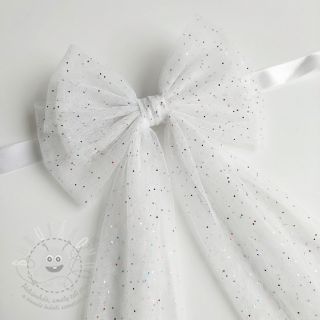Tyl na TUTU ROYAL MULTI FOIL white