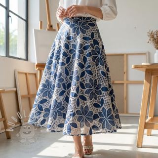 JEANS DENIM Lavicia Lace design A