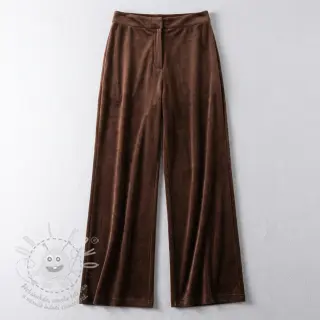 Samet VELVET STRETCH dark brown