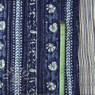 Bavlněná látka QUILT Gange bleu