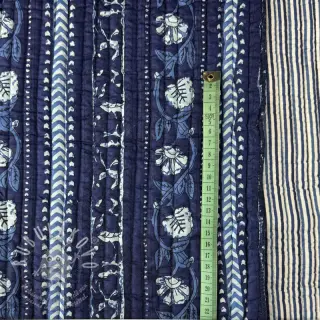 Bavlněná látka QUILT Gange bleu