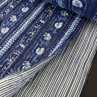 Bavlněná látka QUILT Gange bleu