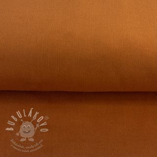 Manšestr tenký cognac