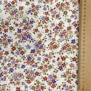 Bavlněná látka Simie flowers offwhite digital print