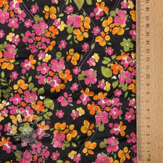 Bavlněná látka VOILE STEPPED Ophelia flower digital print