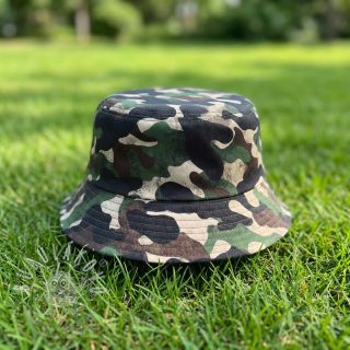 Bavlněná látka Camouflage green digital print