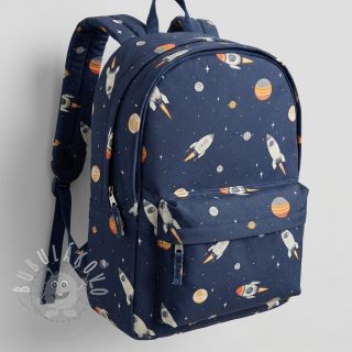 Bavlněná látka Space digital print