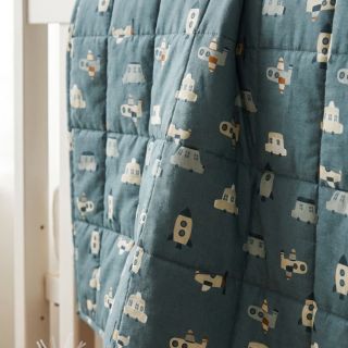 Bavlněná látka Vehicles petrol