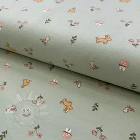 Úplet Bunnies sage ORGANIC