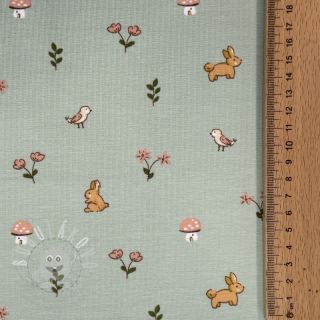 Úplet Bunnies sage ORGANIC