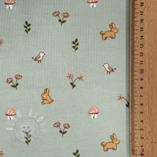 Úplet Bunnies sage ORGANIC