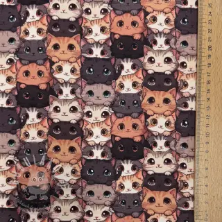 Úplet Cats digital print