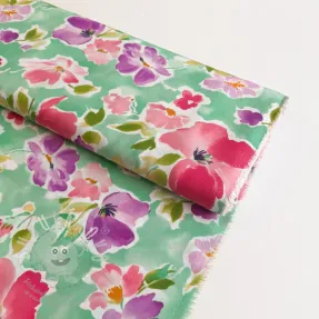 Viskóza ECOVERO Flowers design B digital print