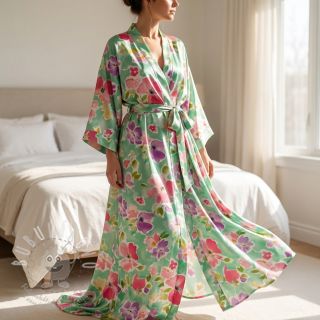 Viskóza ECOVERO Flowers design B digital print