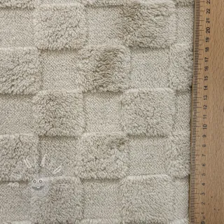 Fleece JACQUARD Check ecru