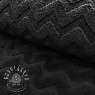 Fleece Abstract black