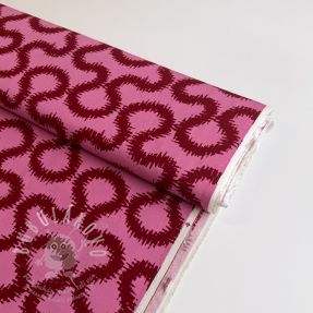 Viskóza STRETCH Abstract pink