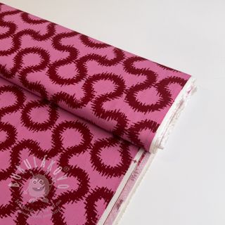 Viskóza STRETCH Abstract pink