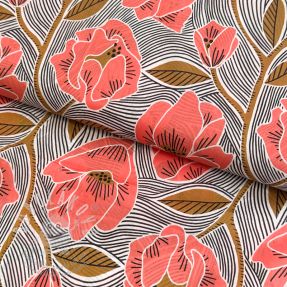 Bavlněná látka VOILE Timi flowers