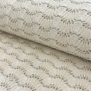 Pletenina jacquard LUREX ecru