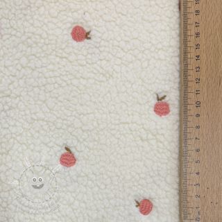 Kabátovina TEDDY JACQUARD EMBROIDERY Patches